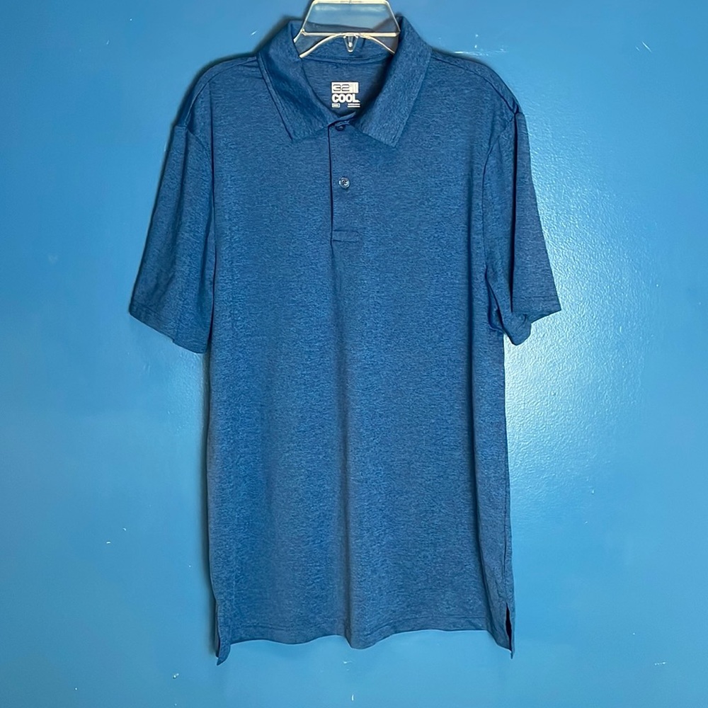 Blue Golf Polo by 32° Cool